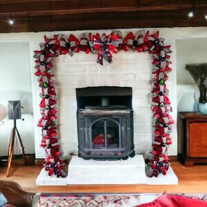 Nightmare Before Christmas 6 Ft Garland – Handmade Jack Skellington Mantle Decor